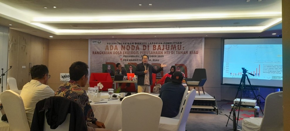 Aktivis Lingkungan Riau Berkumpul Hadiri PDLH VII Walhi Riau, Dibuka Direktur Eksekutif Nasional