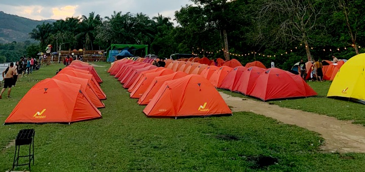 Ratusan Tenda Dome Penuhi Camp Ground Festival Subayang