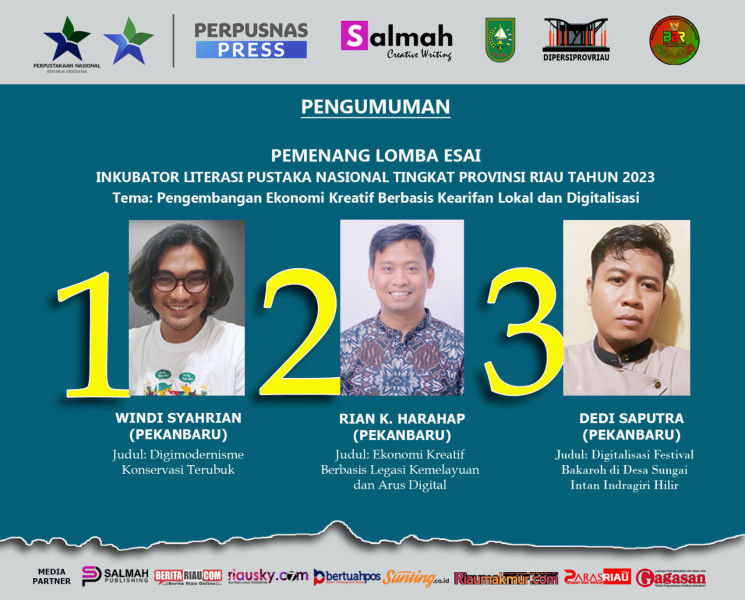 SCW Umumkan Pemenang Lomba Esai ILPN Riau Tahun 2023