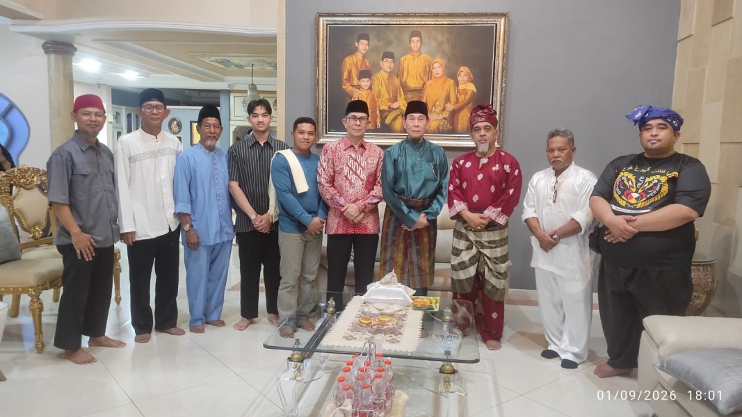 Pengagum Kerajaan Rantau Kampar Kiri Gunung Sahilan dari Malaysia Jumpai Raja, Jalin Silaturahmi
