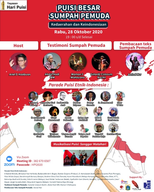 Yayasan HPI Gelar Parade Puisi Etnik-Indonesia