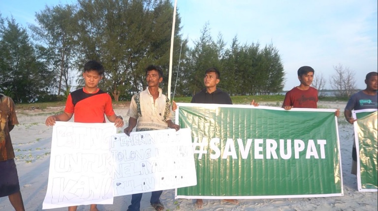 Nelayan Tradisional Serukan Selamatkan Pulau Rupat