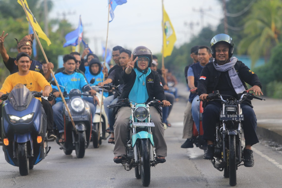 Optimis Menang, Cabup Siak Dr.Afni Ajak Masyarakat Jaga Kampung dan TPS