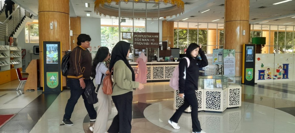 Ramadan, Perpustakaan Soeman HS Tetap Ramai Pengunjung