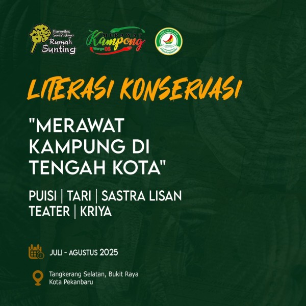 Rumah Suntinng Jalankan Program Literasi Konservasi, Kali Ini di Tangkerang Selatan