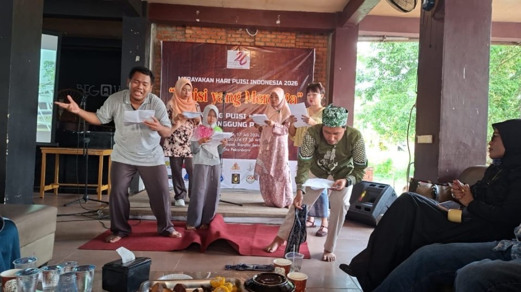 Perayaan Hari Puisi Indonesia di Riau Dihadiri Lintas Generasi